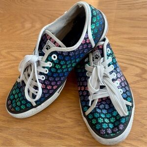 Colorful Paw Print Sneakers
